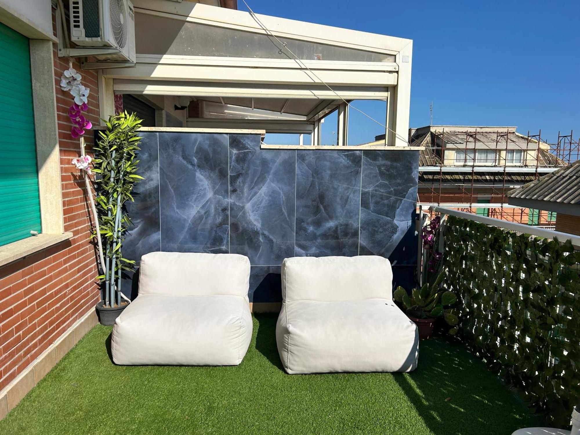 Ferienwohnung Front Sea Luxury Lido di Ostia Exterior foto